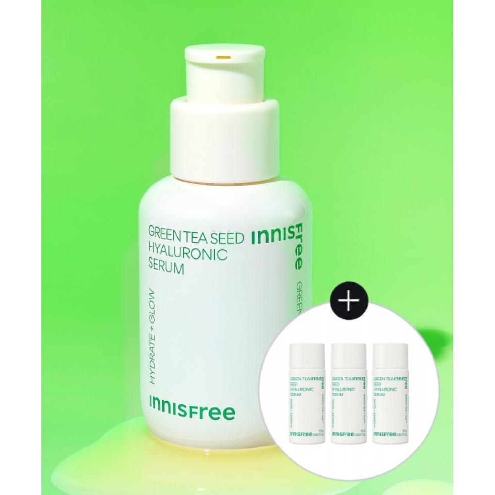 Innisfree [free Gift] Green Tea Seed Hyaluronic Acid Serum 80ml FREE