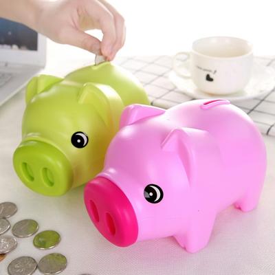 1 stücke Cartoon Münze Geld Einsparungen Spielzeug Bargeld Safe Box Cartoon Schwein Münze Bank Kind Liebhaber Geschenk