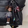 Creative Cute Mini BABI Princess Doll Toy Keychain Pendant Fashion Design Exquisite Clothe Series Backpack Pendant Birthday Gift
