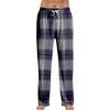 Stripe Pajama Pants Sleepwear Casual Drawstring Elastic Waist Pants Comfy Straight Yoga Loose Trousers