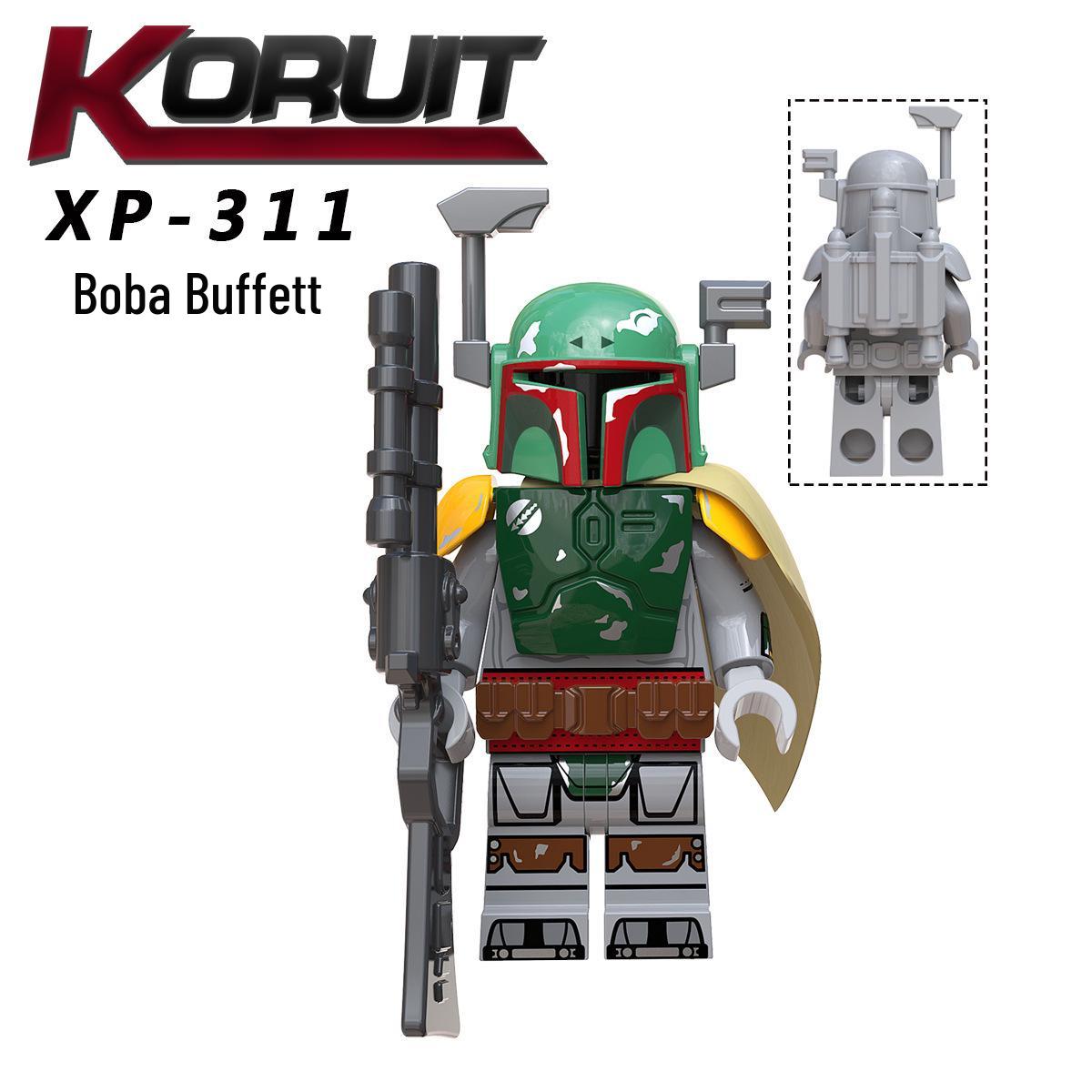 Kelei KT1041 Star Series: Bounty Hunter Building Blocks Set for Kids (8 Figures, XP310-317)