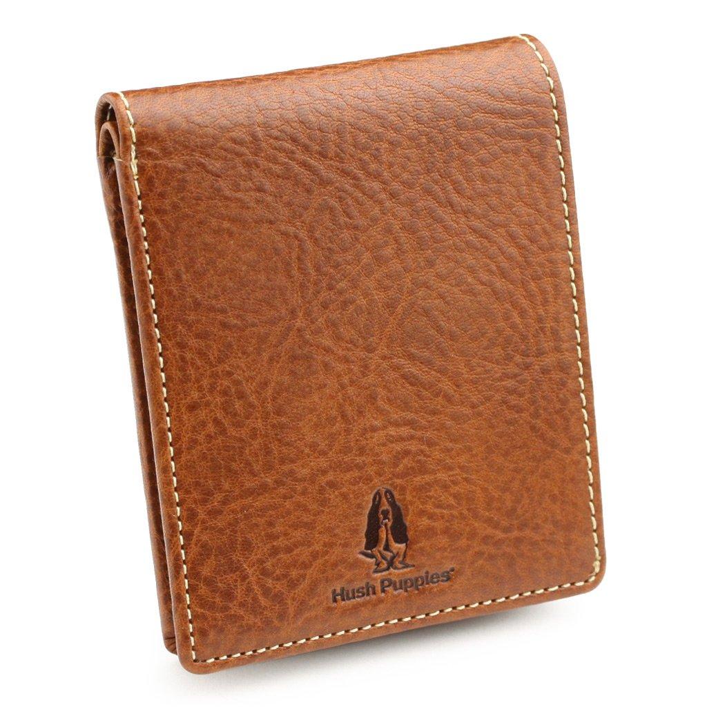 

Italian Leather Cowhide Bifold Wallet Brown [Hushpuppy] коричневий