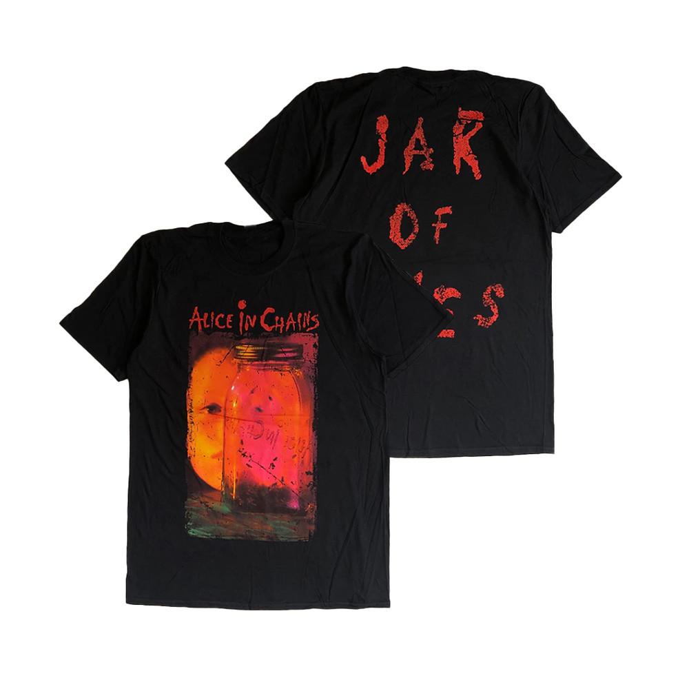 

Vintage ALICE IN CHAINS Jar of Flies Reprint T Shirt New 2 sided S5XL Unisex T-Shirt XXXL