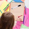 1/5 Stück Whiteboardstift Abwischbare Marker mit Radierer Whiteboardmarker Praktischer Abwischbarer Stift Schulbedarf