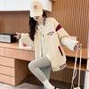 2025 New Arrival Women's Fleece Baseball Hoodie for Junior & Senior High School - Early Autumn/Spring