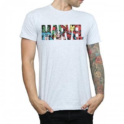 Mens Comics Infill Logo T-Shirt