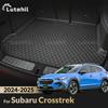 For Subaru Crosstrek 2024 2025 Lutehil Car Trunk Mat  Cargo Liner Carpet  Car Accessories Auto Interior Decoration