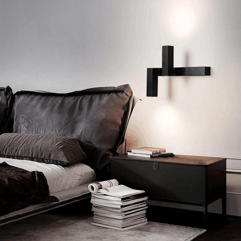 Bedroom Modern Headboard LED Wall Lamp Living Room Home Bedroom Decoration Wall Lighting Aisle Double Head Background Wall Lamps