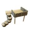 Natural Wooden Platform Stand Shelf For Hamster Golden Bear Double Floor Cage Accessories For Climbing Playing