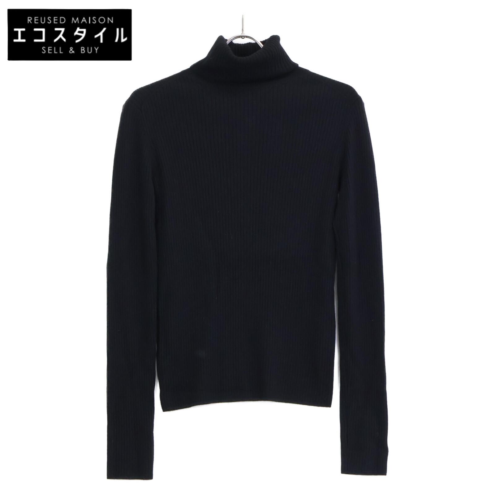 

EVERY DAY I LIKE [Good Condition] Basic Rib Wool Turtleneck Knit Sweater/ tops *There is no size notation. blackUsed