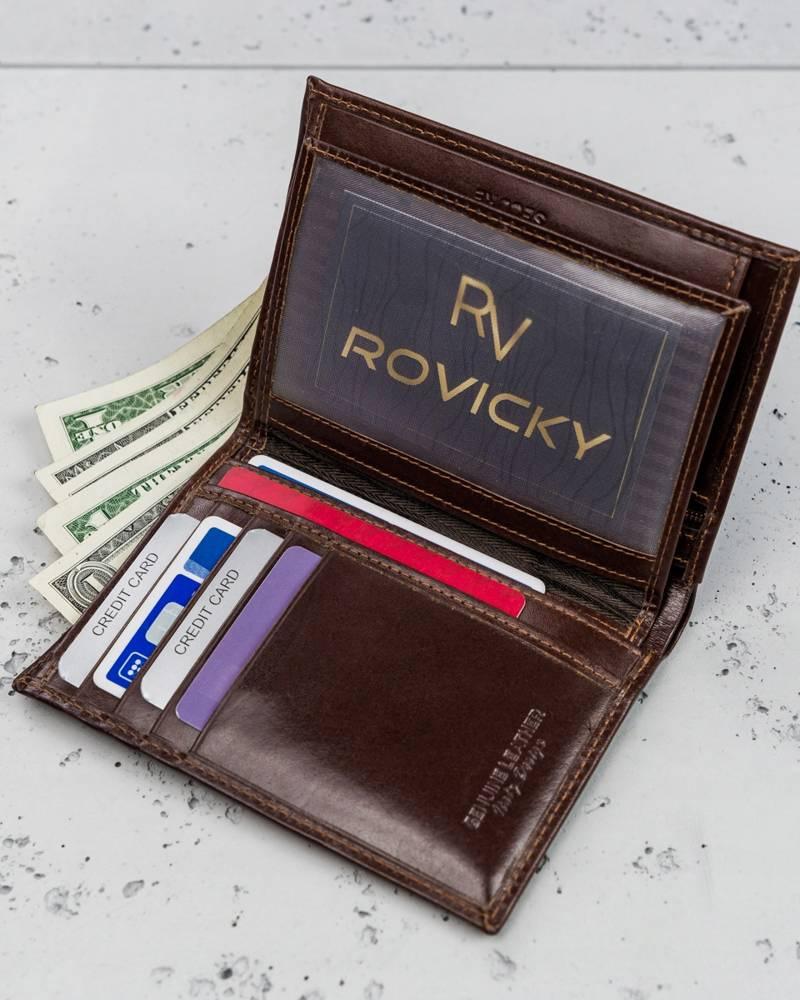 Large Leather Men's Wallet Expanded Rovicky