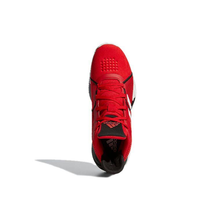 Adidas Court Vision 2 Round Toe Lace-Up Breathable Low-Top Basketball Shoes Men Sneakers Red FY0136