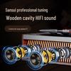SANSUI Retro Upright Bluetooth Vinyl Record Player CN plug (adapter included)