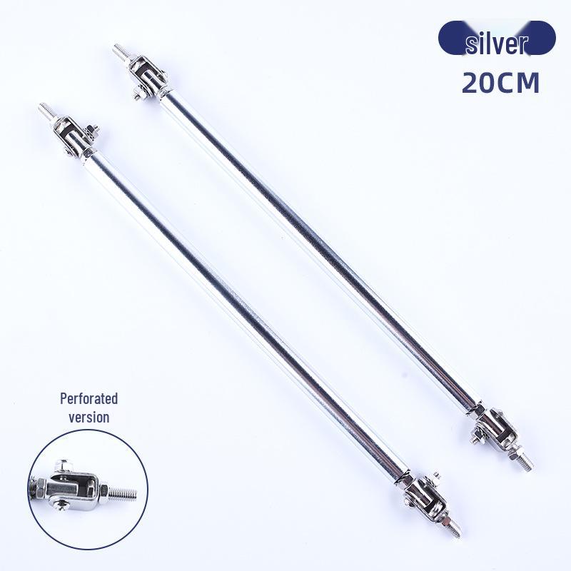 Stainless Steel Retractable Front Lip Rod, 15/20cm for Car Modification