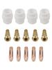 Welding Tools Contact Tip Tip Holder Welding Torch Easy Installation Gas Diffuser Contact Tip Brand New High Quality