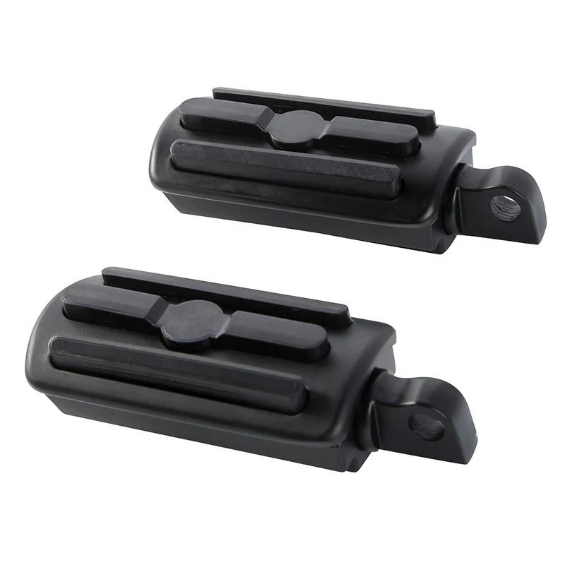 Universal Motorcycle Accessories Black rubber cruising footrests for Harley Dana Sportster High quality and durable