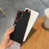 INS Korean Ripple Silicone For Magsafe Soft Phone Case For Samsung S25 S24 S26 Ultra Plus Magentic Anti Drop Shockproof Cover