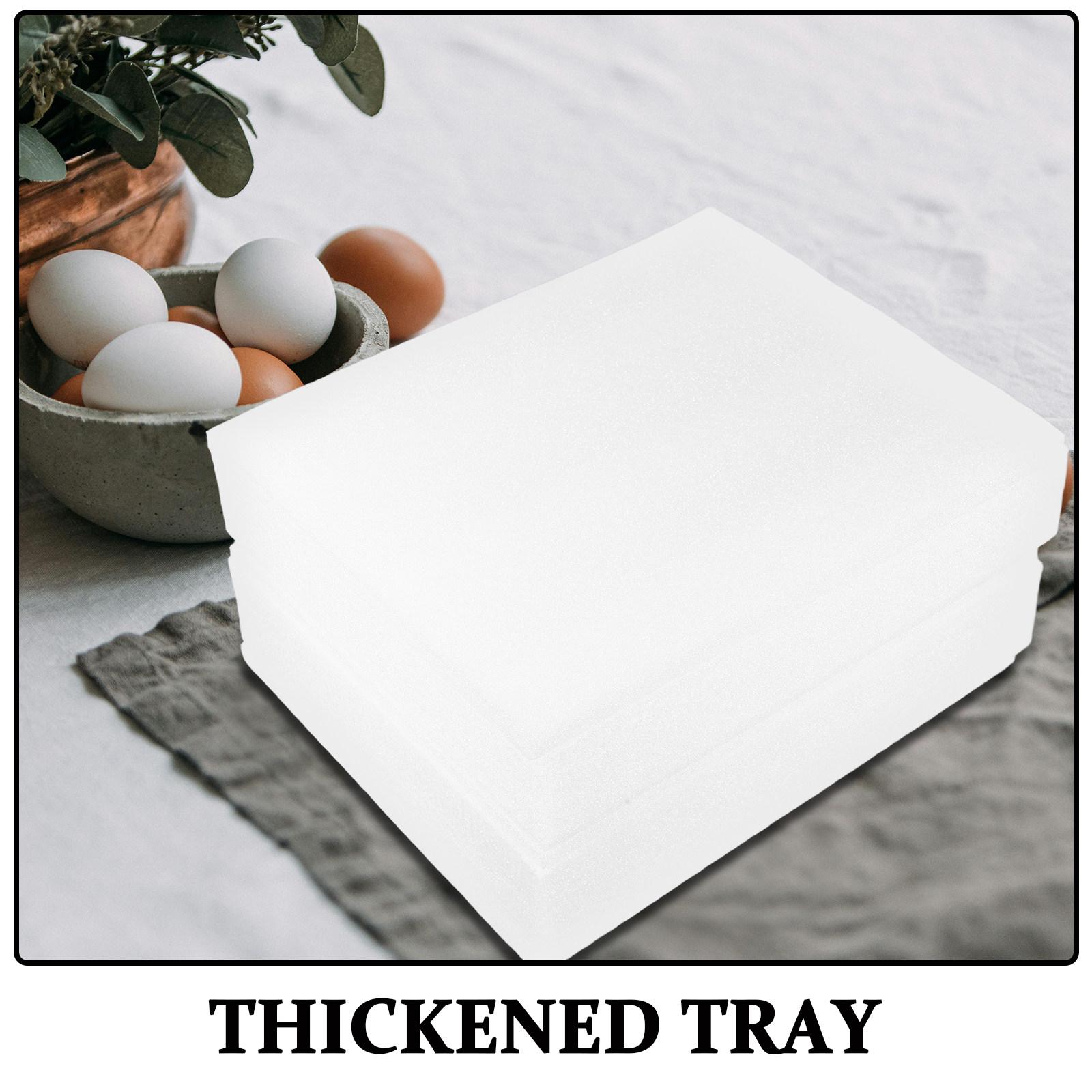 1Set Pearl Cotton Thick Foam Egg Cartons Holder Storage Tray for Chicken Duck Eggs Farm Market Fridge Shipping Protector 24.5X21X7.5CM
