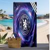 Chelsea FC Printed Beach Towel Quick Dry Soft TowelPortable Large Rectangular Beach Blanket for Travel Swimming Pool