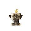 Sanxingdui Alloy Incense Burner: Goose Pear Tent Design for Tea Ceremony & Indoor Zen Decor
