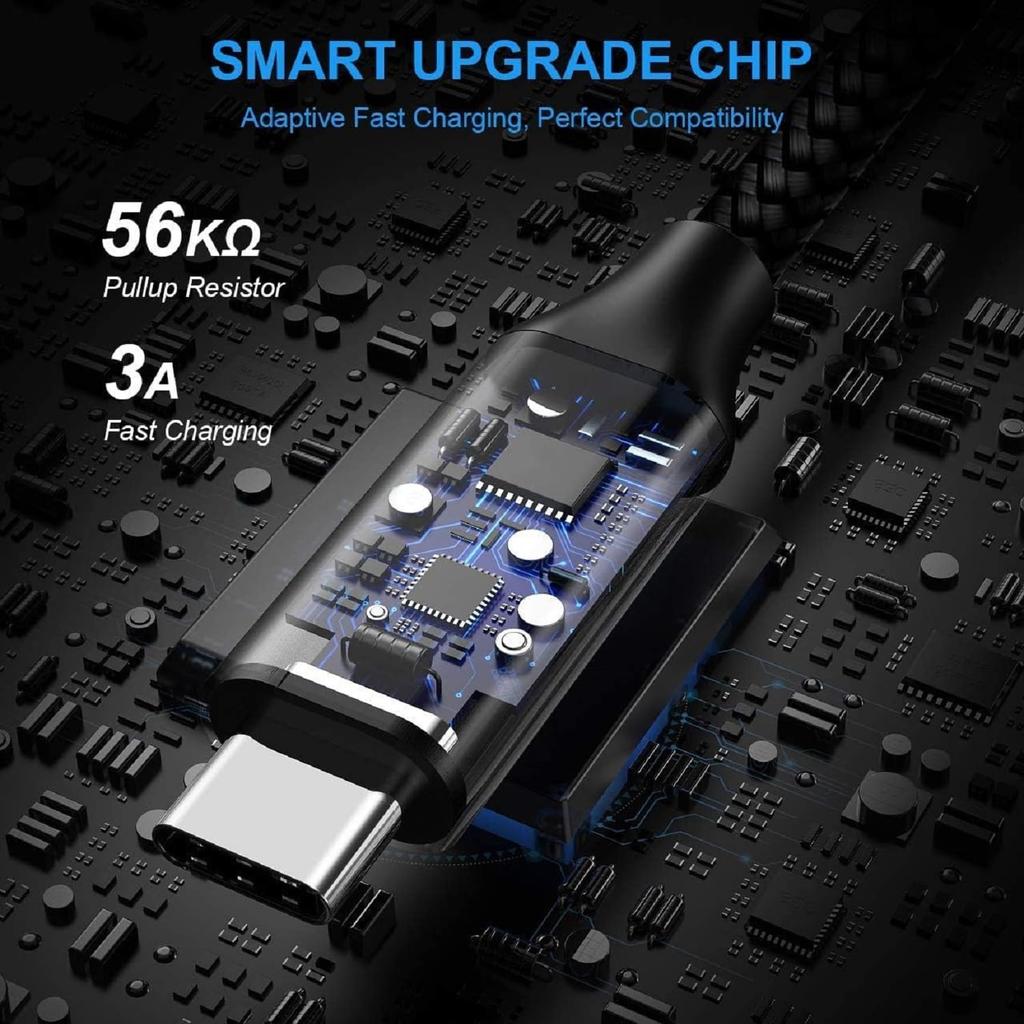 6 FT Type C Charger Fast Charging Cable 2-Pack, USB C Phone Charger for Samsung Galaxy S8 / S9 / S10 Plus Active S10e, S20 / S21 Ultra Plus, Note 8 9