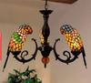 Tiff Parrot Chandelier Personality Creative Luxury Atmosphere Hotel Villa Restaurant Corridor Art Decorative Lights