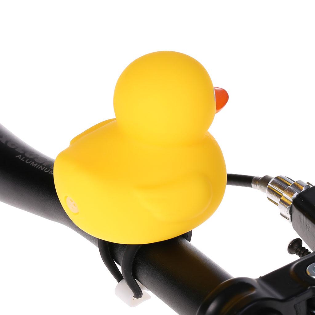 Small Yellow Duck Bicycle Bells for Head Lights Mountain Bike Handlebar Cartoon