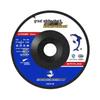 Big White Shark Type 100 Grinding Disc for Metal, Stainless Steel, and Cast Iron - 16 Hole Thickened Sanding Wheel for Angle Grinders