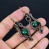Aventhurian 999 Copper Wire Wrap Jewelry Earrings, Handmade Gemstone Earrings Jewelry, Gifts For Wife Brand New Earrings