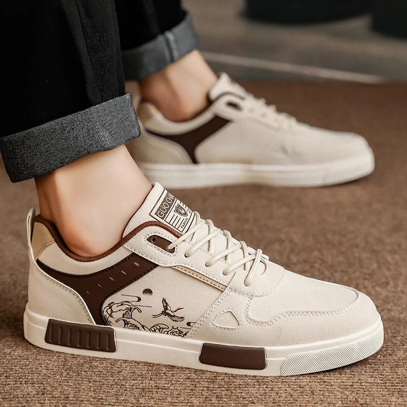 

Summer Light Anti-slip Wear Casual Sports Shoes Men s Shoes New Suede Fashion Casual Shoes 2025 Sneakers Men 46 чорний