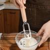 Dänischer Teigbesen Edelstahl Holländischer Brotteig Handmixer Holzgriff Küchenbackwerkzeuge Handwerklicher Mixer Kuchenwerkzeuge