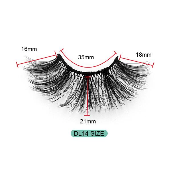 6D Chemical Fiber False Eyelashes 8 Pairs Of Simulated Thick Natural Thick Grafted Eyelashes