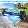 Hoverboard RCB 8.5 Pouces Scooter électrique Tout Terrain Gyropode Hummer Bluetooth LED + Hoverkart Karting Réglable Bleu