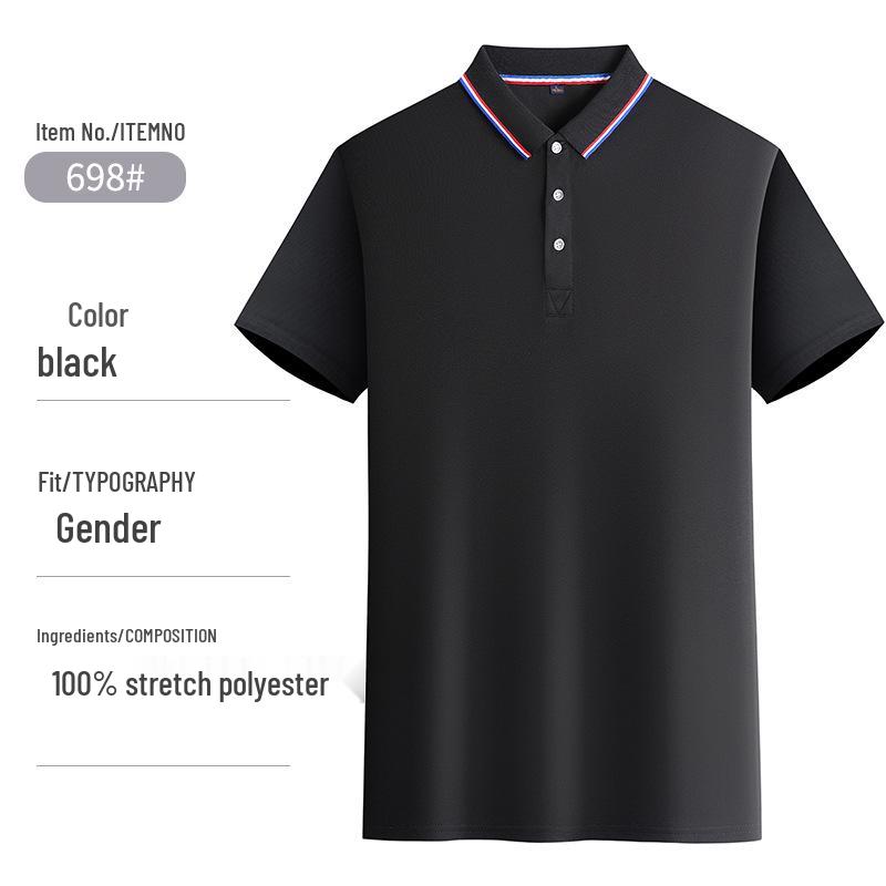 Custom Printed Summer Workwear: Polo, Cultural, and Uniform T-Shirts with Text & Logo XXXL чёрный