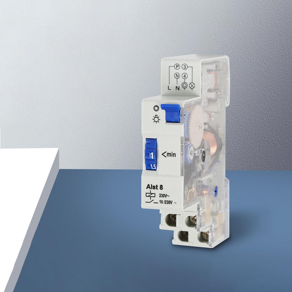 

230VAC Mechanical Stair Light Timer Relay Switch with Adjustable Delay for Stairway Lighting and Energy Saving China Mainland
