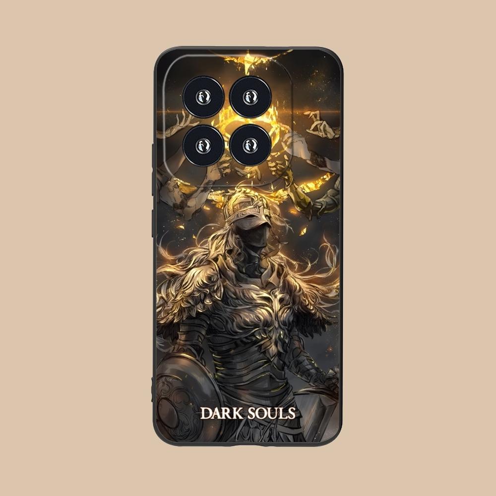 Dark Souls Smart Mobile Cell Phone Case for Xiaomi 14 13 12 11 10 9 T Ultra Lite Pro S SE X 5G Black Soft Phone Cover Shell