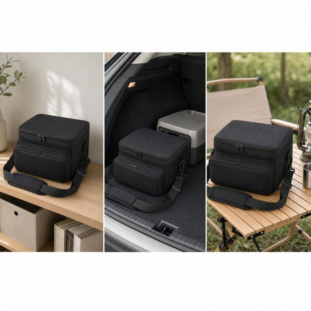 Portable Power Station Case with Shoulder Strap Padded