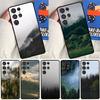 Forest Cloud Pattern Soft Case For Samsung Galaxy S25 Ultra S9 S10 S20 S22 S21 Plus S23 FE S24 Ultra Funda Cover