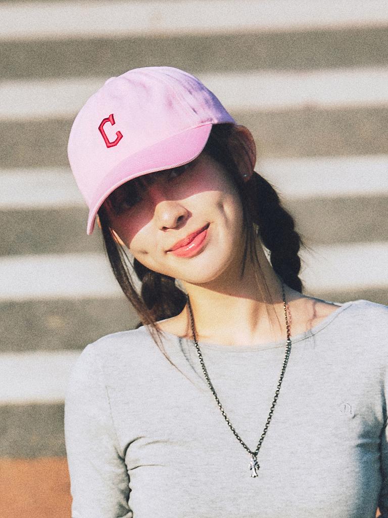 Emelbi Basic Washed Unstructured Ball Cap Cle (Mg.Pink)