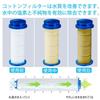 KuDiff Shower Head Filter Set of 3, Chlorine Removal, Deodorizing, Antibacterial, Purifying, Water Saving, Residue Removal, Water Filter