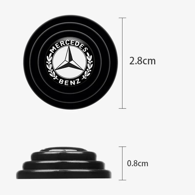 Hot Car Sticker Car Door Silicone Cushion Pad Shock-absorbing Silent Pad Car Accessories For Mercedes Benz AMG New A/B/C/E Class