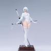 NieR Automata 2B Anime Girl GK Figure Double Head Sculpture High Slit Battle Suit Collectible Statue Desktop Decoration
