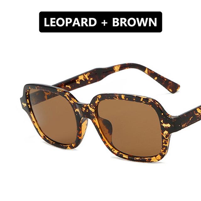 2021 Retro Trendy Square Sunglasses: Versatile European & American Style Metal Hinge