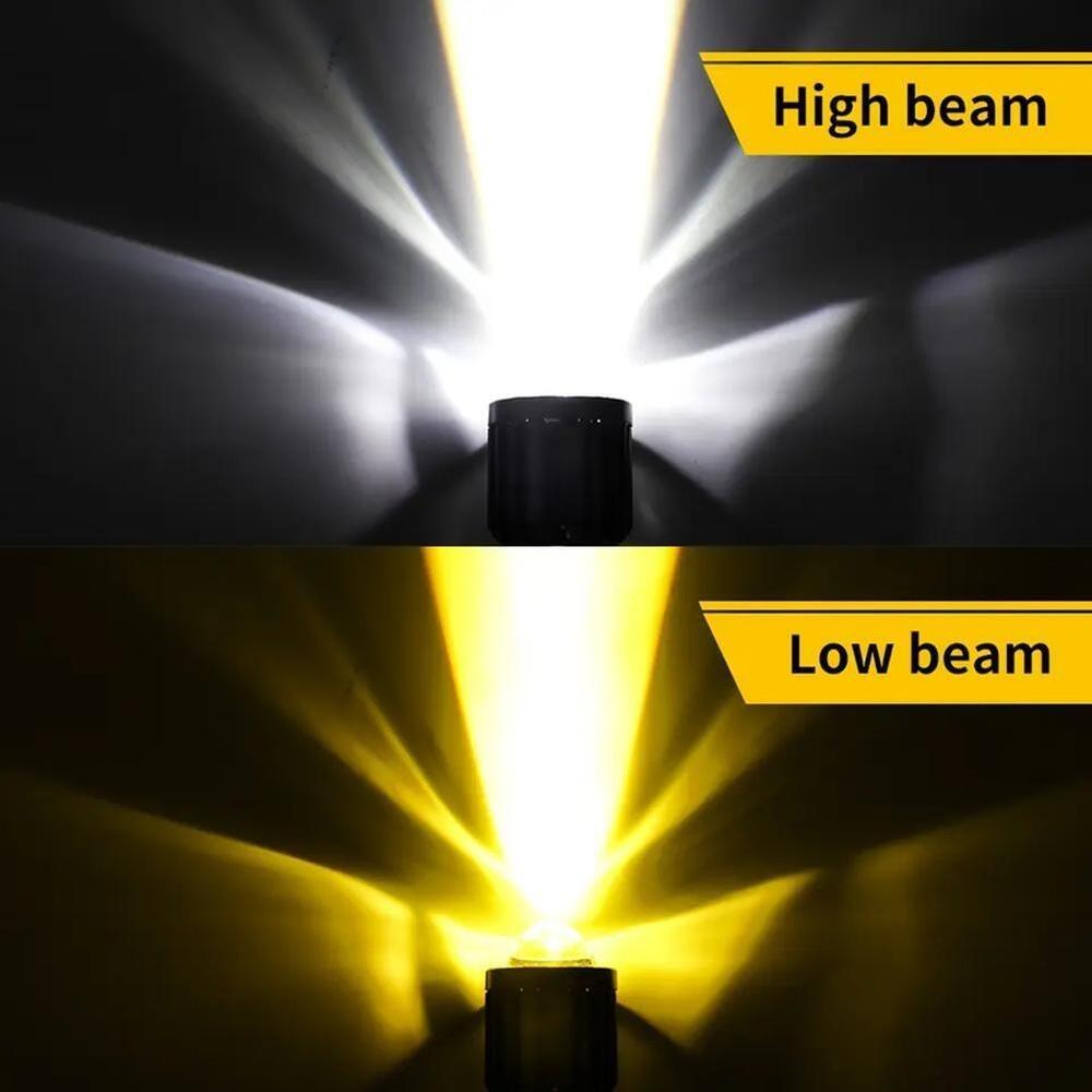 Motorbike-Headlam 12V BA20D Led Lights 12000LM Motorcycle Headlight Led Spotlight Bright Fog Lamp For Motorcycle High/Low Beam