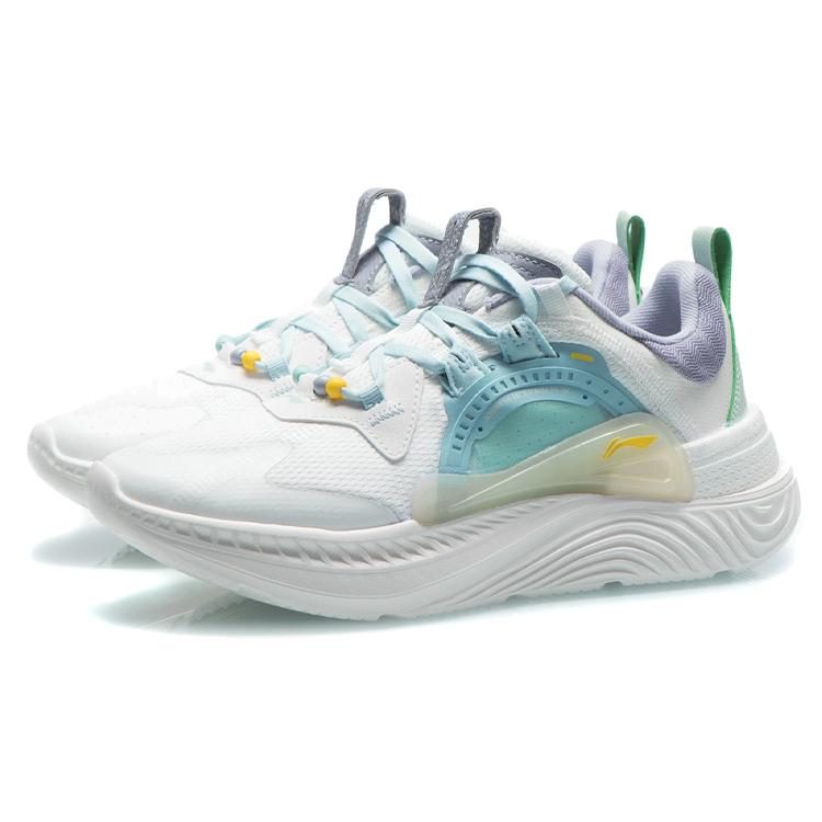 Li Ning Spark Textile, Synthetic Leather Sports Cushioning Slip Resistant Abrasion Resistant Breathable Lightweight AGLR092-4