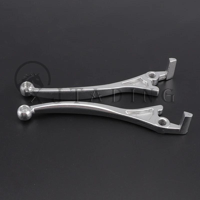 Aluminum Motorcycle Brake Clutch Levers 173mm Universal Left/Right Handle Durable Front Cycling Accessories for Outdoor Riding