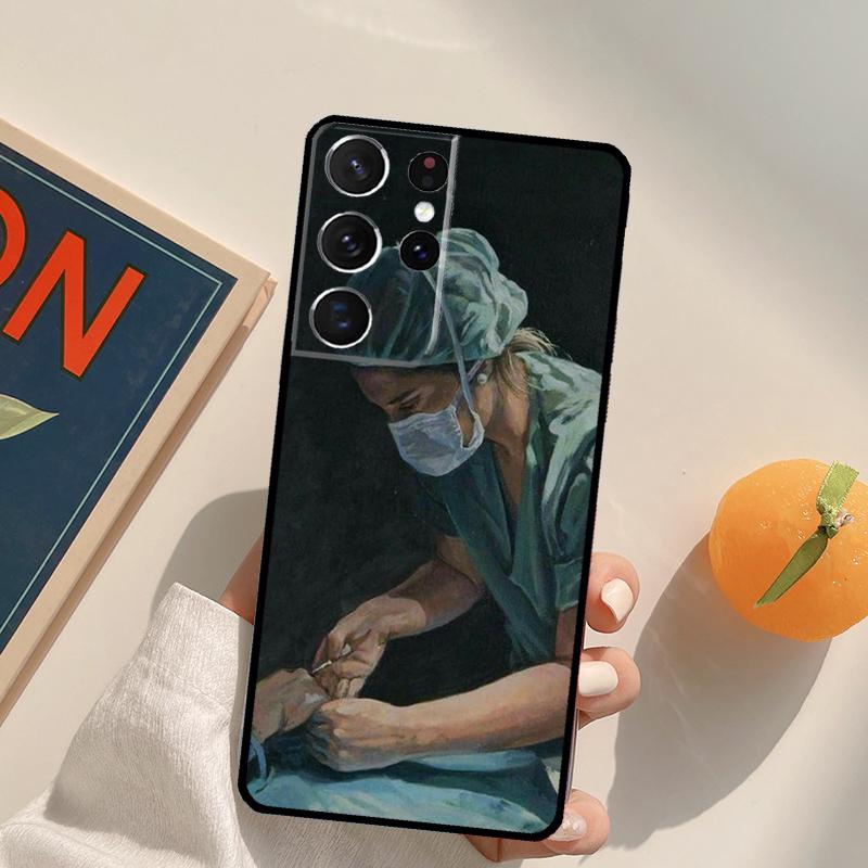 Medicine Doctor Nurse Phone Case For Samsung Galaxy S25 S26 Ultra S20 S21 S22 S23 S24 Plus S10 S25 FE Back Cover