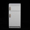 White   Refrigerator Model, 1:12  Ature Kitchen Accessories, Wooden   Furniture for Photography and Display, 5.1 X 2.4 X 2.1 Inch