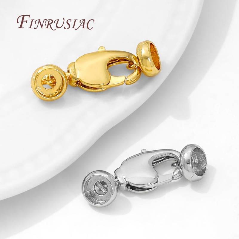 18K Gold Plated Lobster Clasps For Jewelry Making,Clasps For Bracelets Accessories,Necklace Clasp Connectors DIY Findings