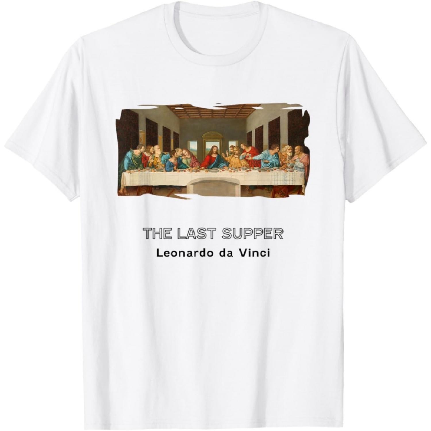 Last Supper by Leonardo daVinci T-Shirt S белый